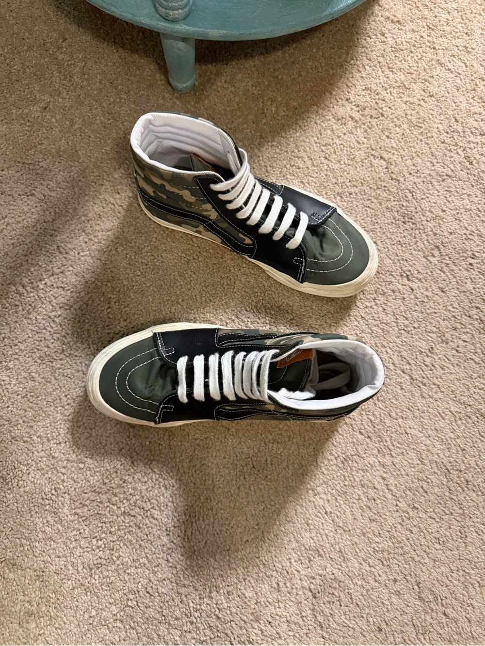 Vans Sk8-Hi Mixed Utility sneakers camo green black 7 - Picture 2 of 6